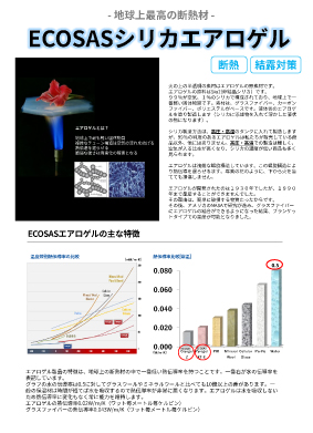 ECOSASシリカエアロゲル